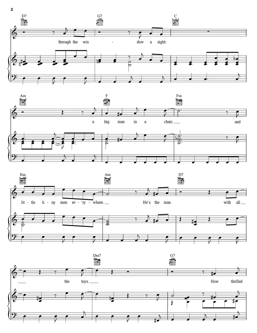 The Man With All The Toys Piano, Vocal, Guitar scores gallery preview page 2