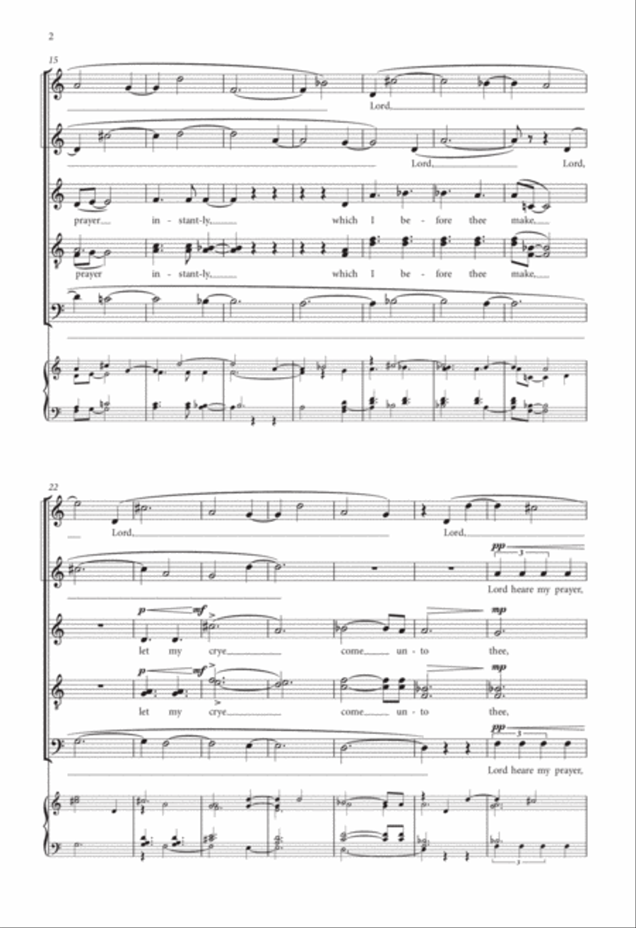Lord Heare My Prayer Instantly Choir scores gallery preview page 2