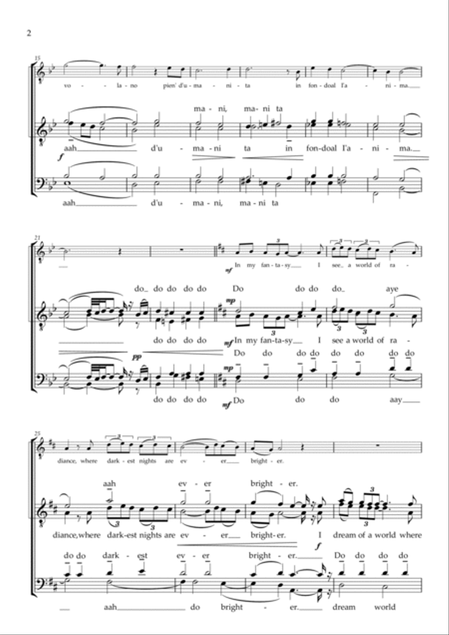 Nella Fantasia A Cappella scores gallery preview page 2