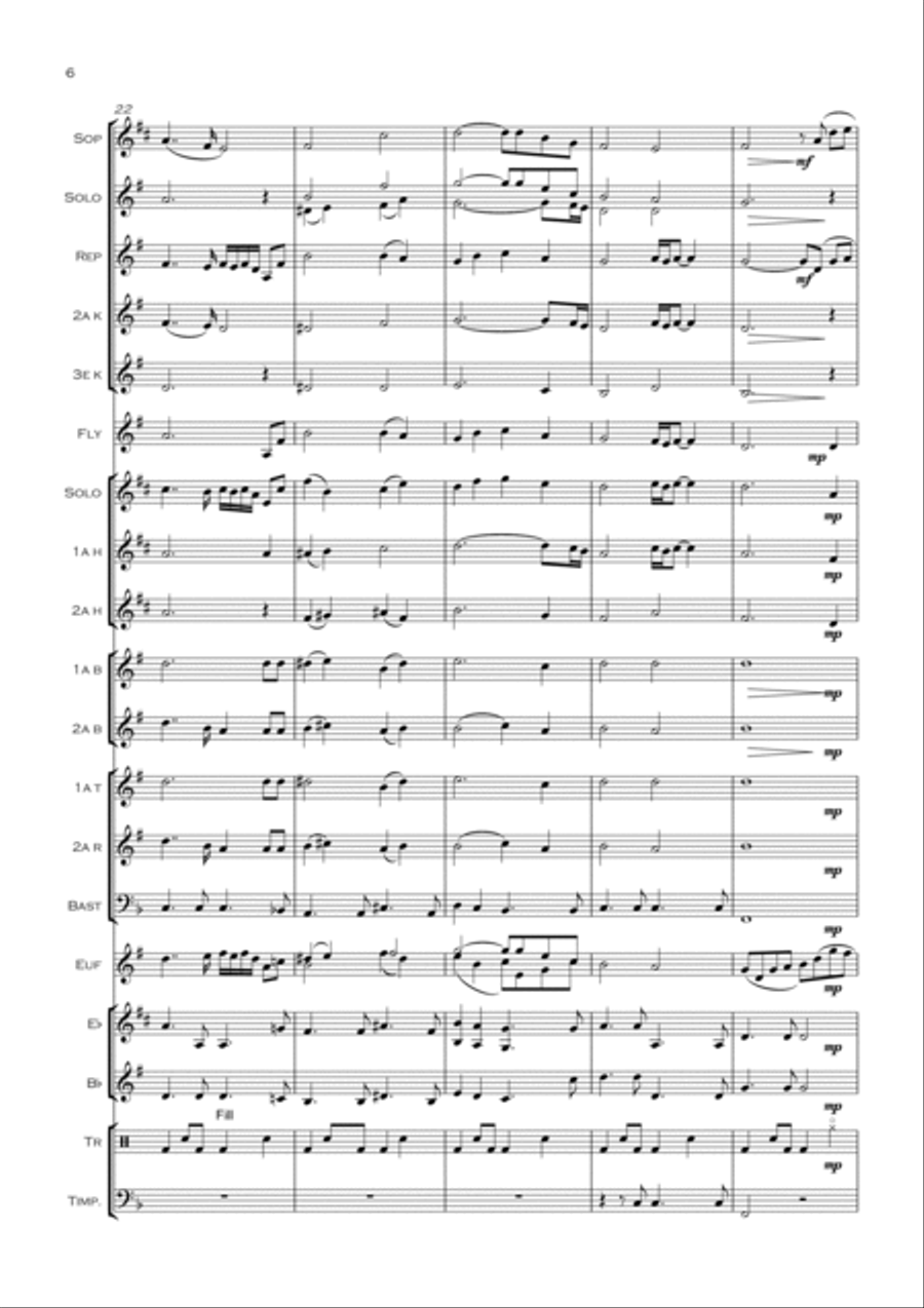 Stad I Ljus Stad I Ljus Brass Band scores gallery preview page 6