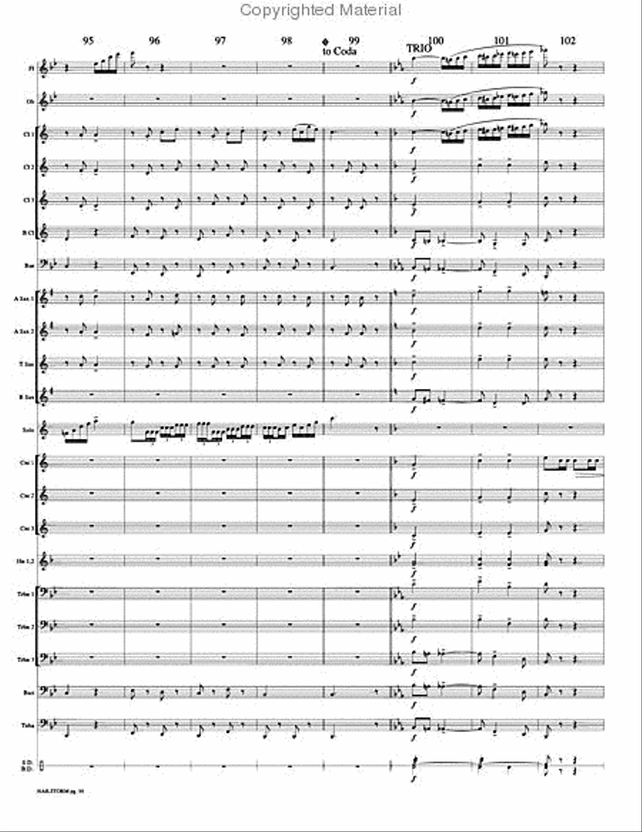 Hailstorm Concert Band scores gallery preview page 19