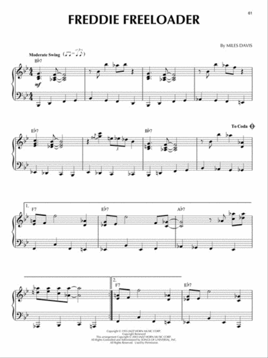 Jazz Blues – 2nd Edition Piano Solo scores gallery preview page 5
