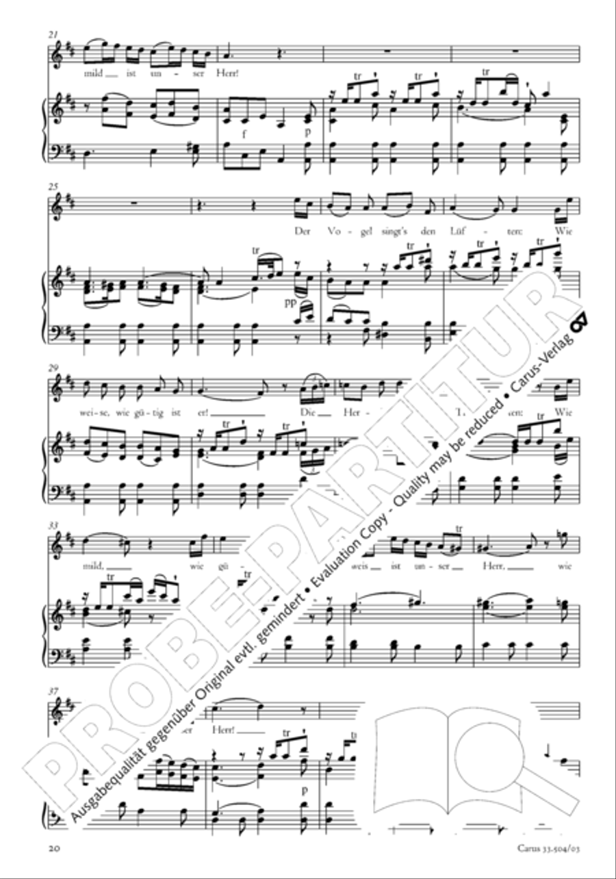 Dank-Hymne der Freundschaft 4-Part scores gallery preview page 21