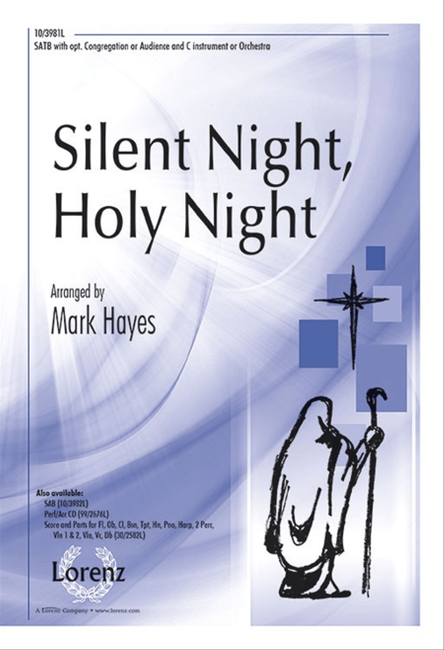 Silent Night, Holy Night 4-Part scores gallery preview page 1