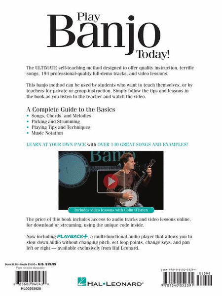 Play Banjo Today! All-in-One Beginner's Pack