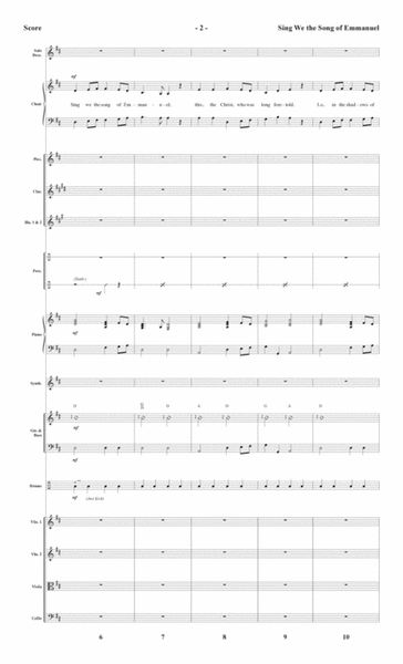 Sing We the Song of Emmanuel (arr. Joseph M. Martin) - Full Score