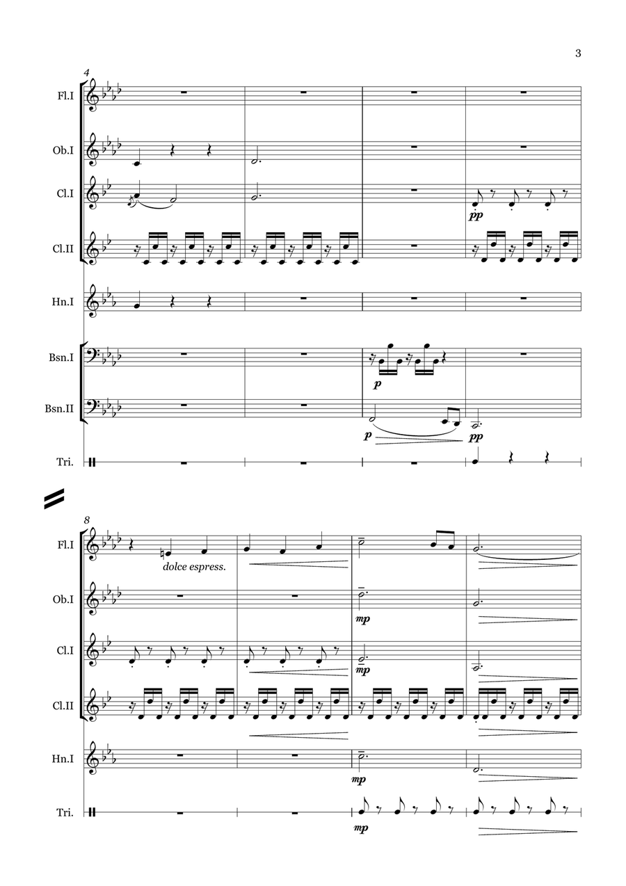 Asturiana Woodwind Quintet scores gallery preview page 3