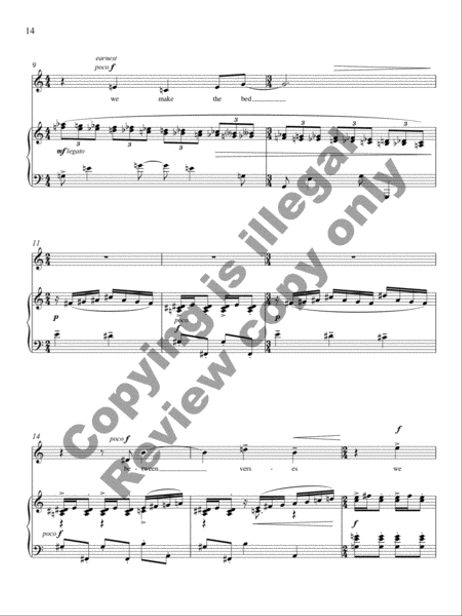 Songs for Mezzo-Soprano Songs for Mezzo-Soprano Mezzo-Soprano Voice scores gallery preview page 10