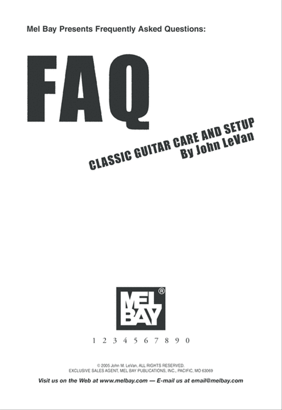 FAQ: Classic Guitar Care and Setup