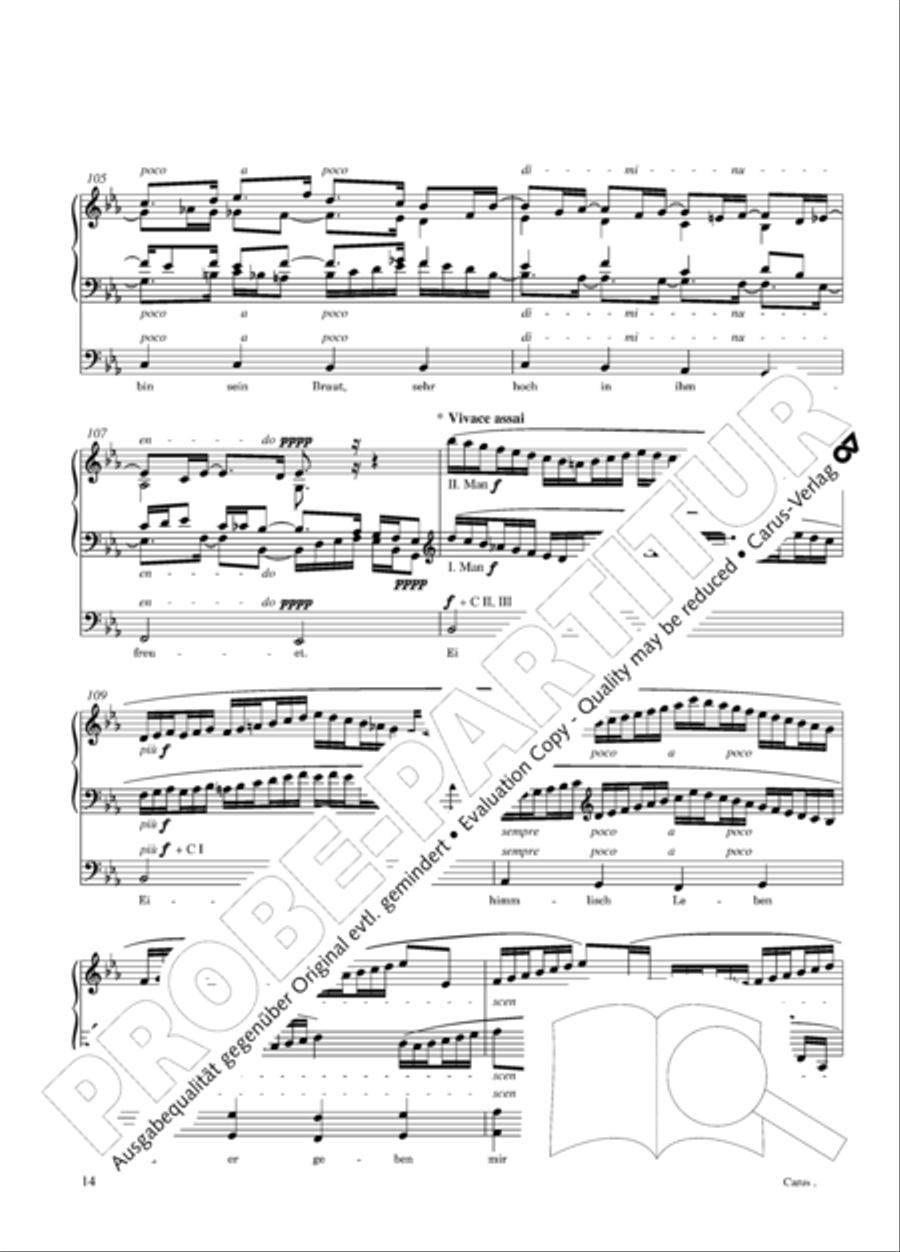 Choralphantasie Op. 40 Organ scores gallery preview page 15