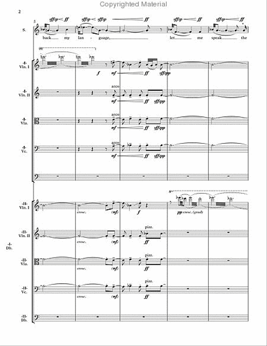 Lairs of Soundings triptych Choir scores gallery preview page 2