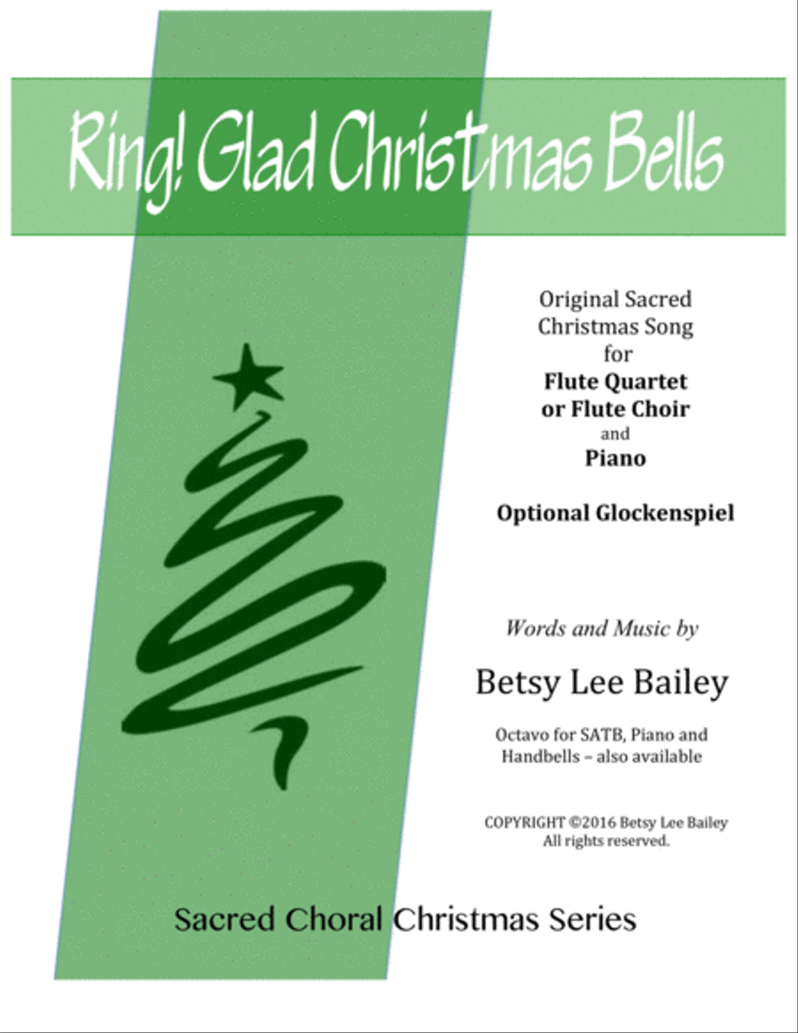Ring Glad Christmas Bells - Flute Quartet Small Ensemble scores gallery preview page 1