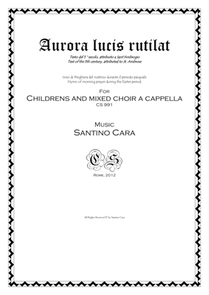 Aurora lucis rutilat - Easter hymn for children and mixed choir