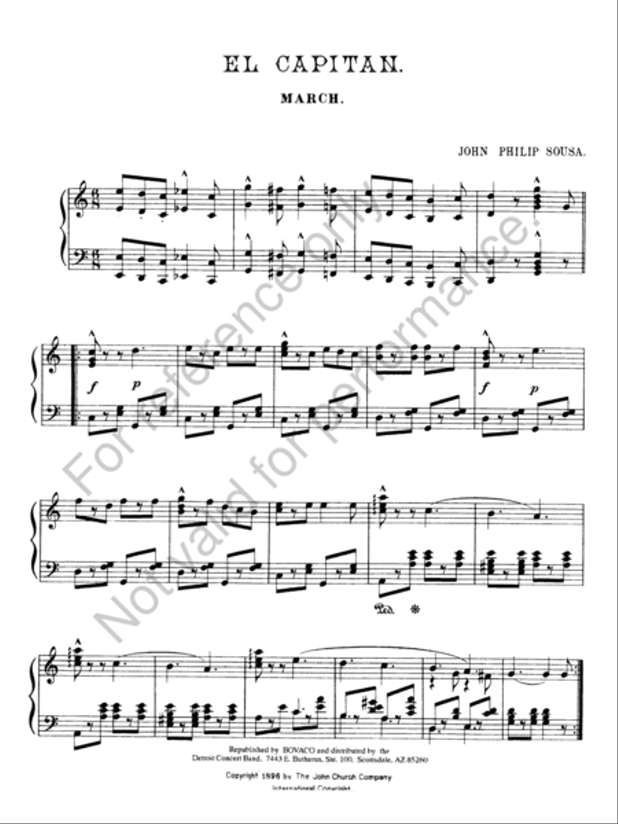 El Capitan El Capitan Concert Band scores gallery preview page 3