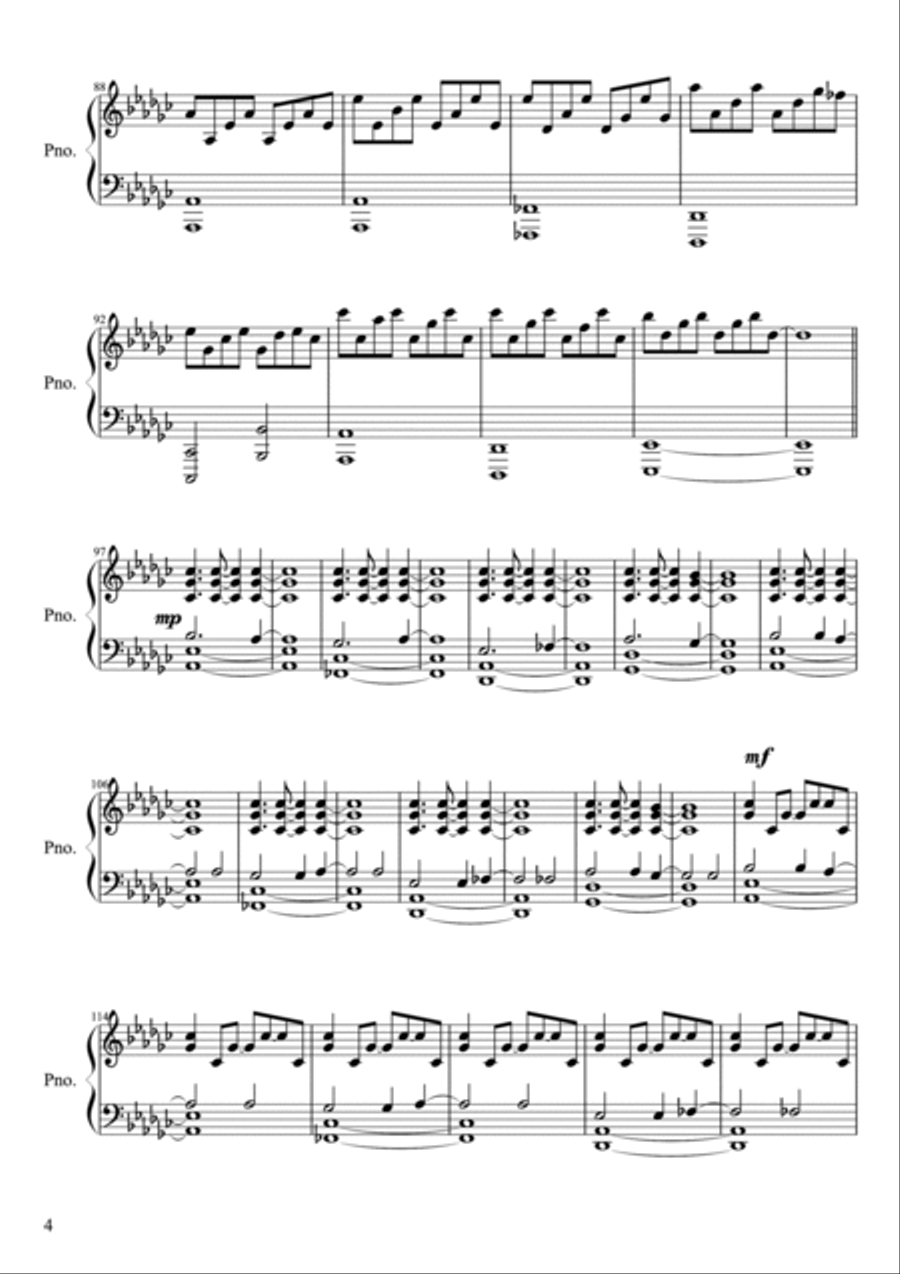 May - Speed (from Seasons in Flight) Piano Solo scores gallery preview page 4