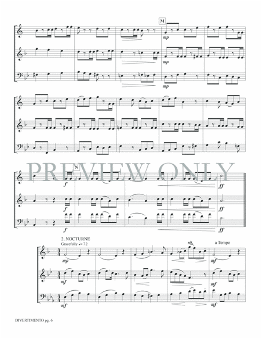 Divertimento Brass Ensemble scores gallery preview page 8