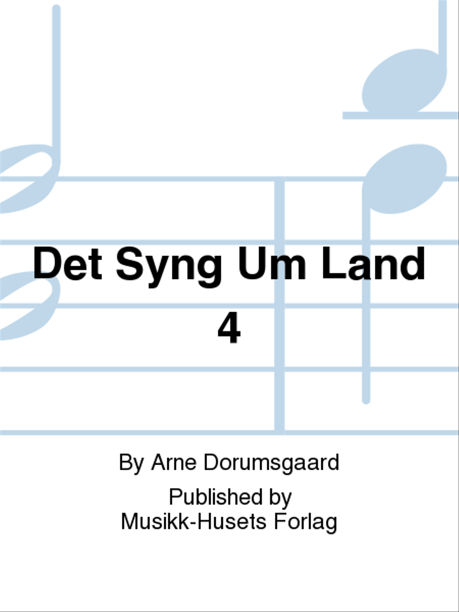 Det Syng Um Land 4 Det Syng Um Land 4 Piano Duet scores gallery preview page 1