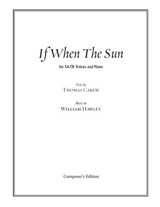 If When The Sun