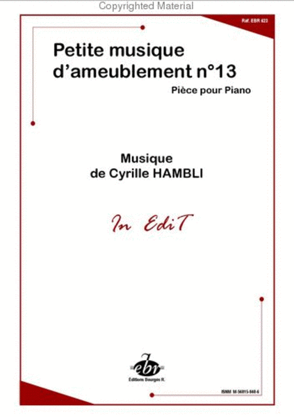 Petite Musique D'Ameublement No.13 image number null