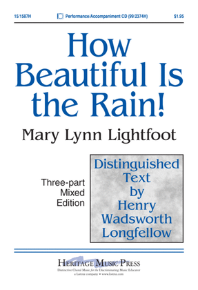 Book cover for How Beautiful Is the Rain!