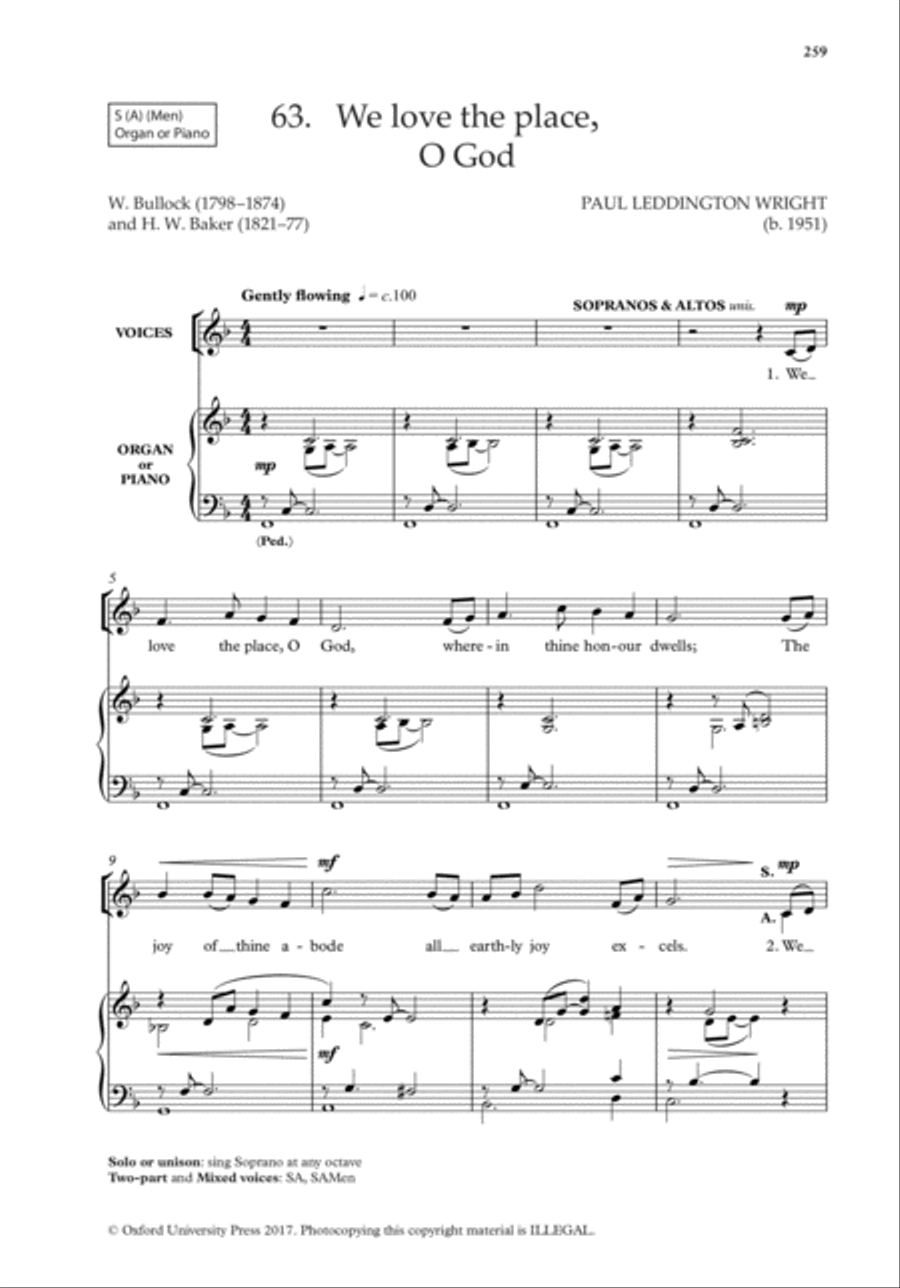 The Oxford Book of Easy Flexible Anthems Choir scores gallery preview page 30