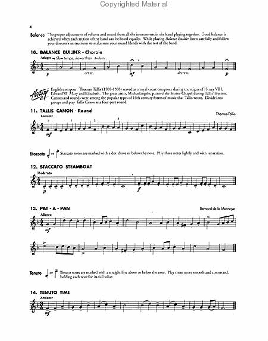 Essential Elements – Book 2 (Original Series) Concert Band Methods scores gallery preview page 3