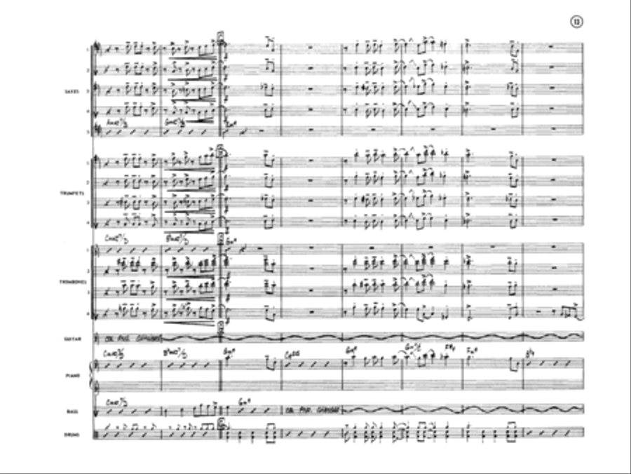 Superbone Meets The Badman Jazz Ensemble scores gallery preview page 14
