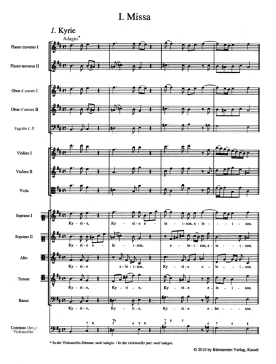 Mass in b minor, BWV 232 SSAATTBB scores gallery preview page 2