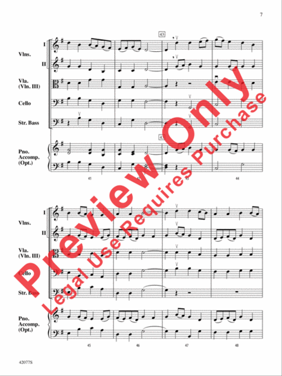 The Explorers String Orchestra scores gallery preview page 8