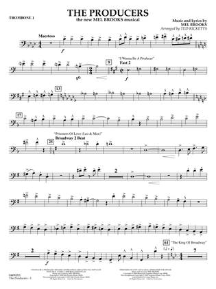 The Producers (arr. Ted Ricketts) - Trombone 1
