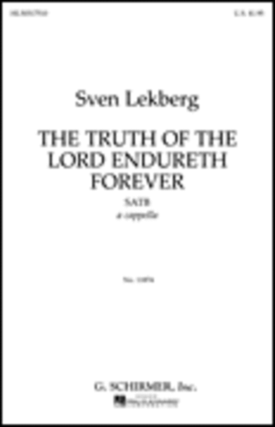 Book cover for Truth of the Lord Endureth Forever