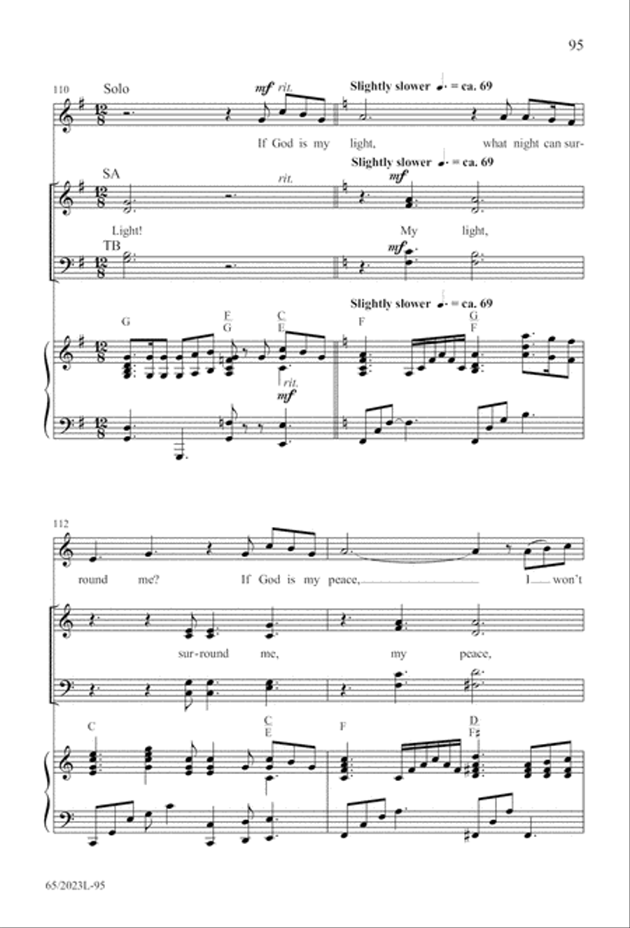 Child of Hope 4-Part scores gallery preview page 96