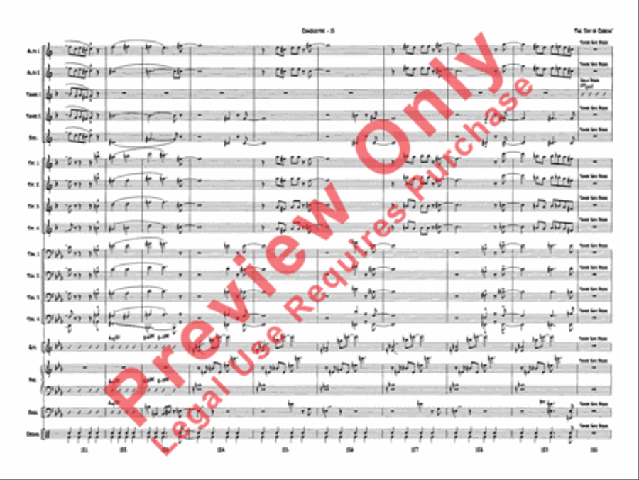 The Joy of Cookin' Jazz Ensemble scores gallery preview page 16