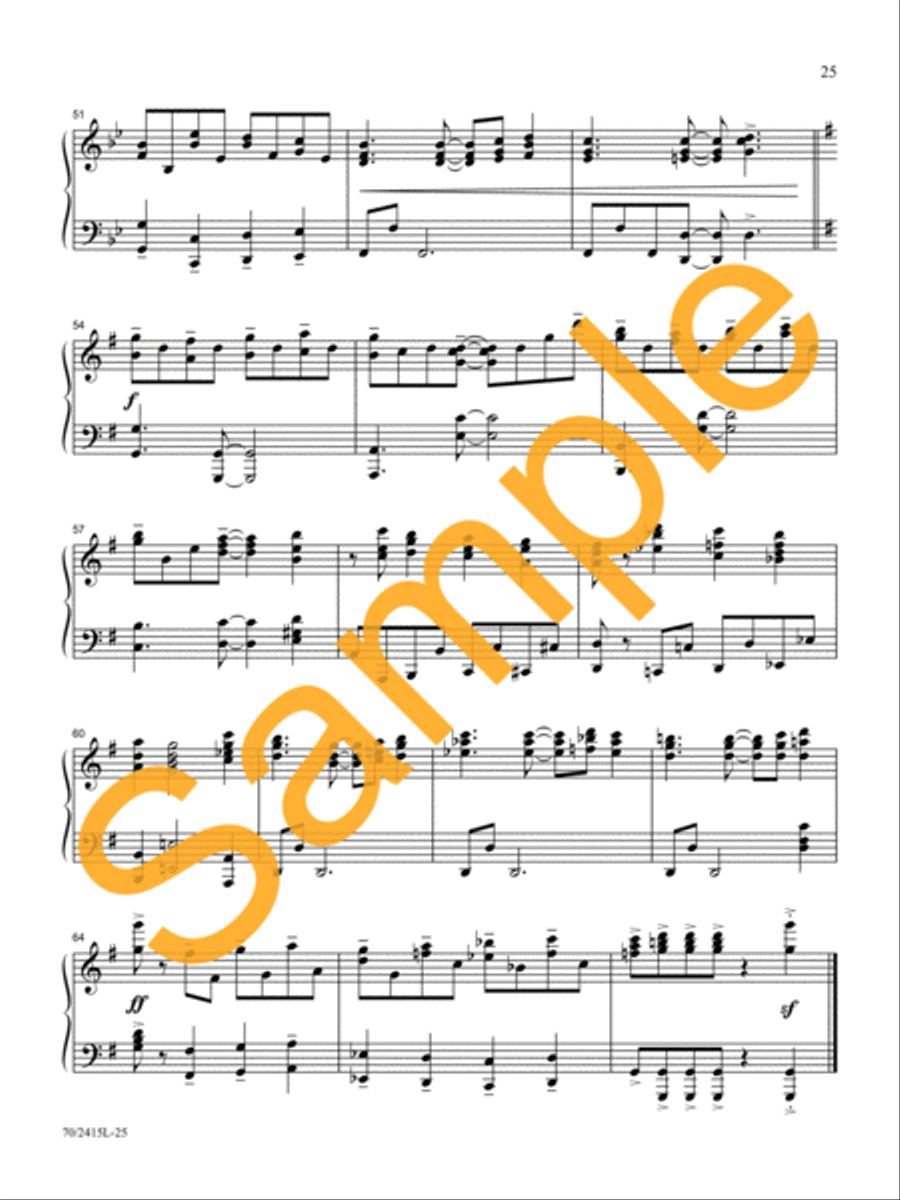 Come, Let Us Adore Him Piano Solo scores gallery preview page 21