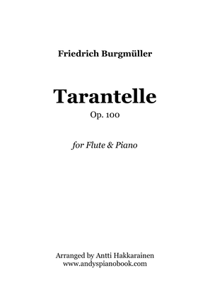 Book cover for Tarantelle Op. 100 - Flute & Piano
