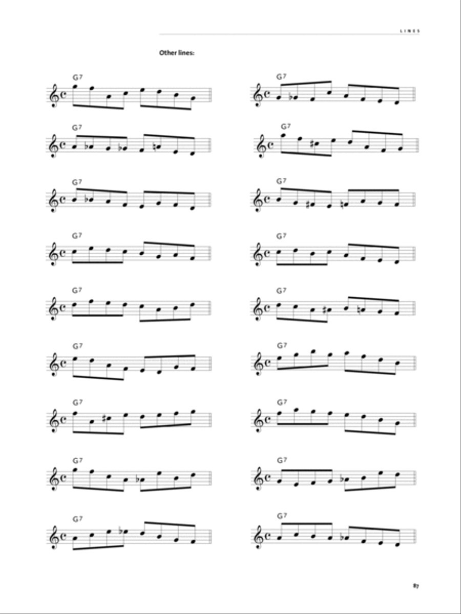 Developing A Jazz Language Book and Digital Audio scores gallery preview page 18