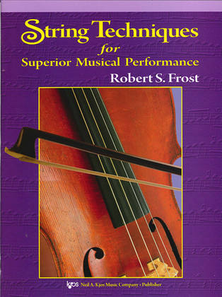 Book cover for String Techniques For Superior Musical Performance - Cello