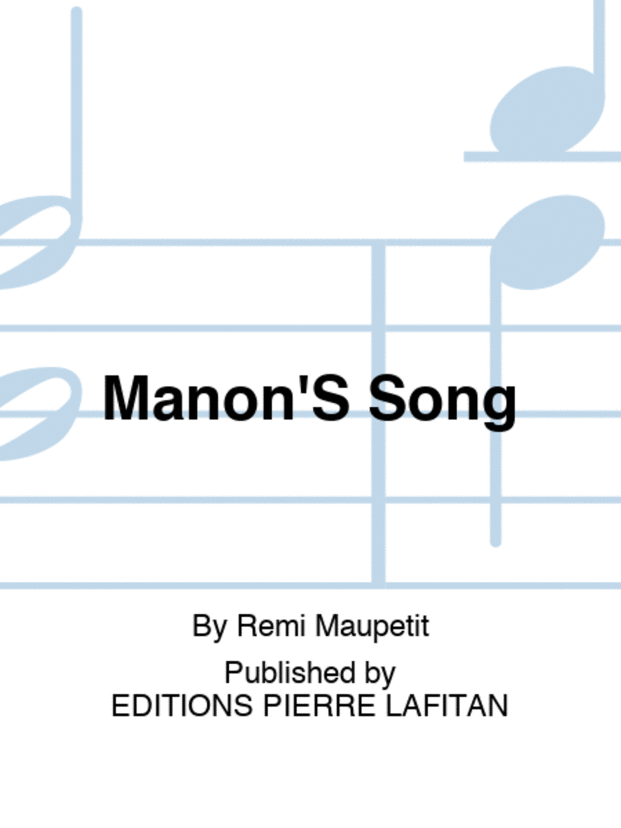 Manon'S Song Euphonium scores gallery preview page 1