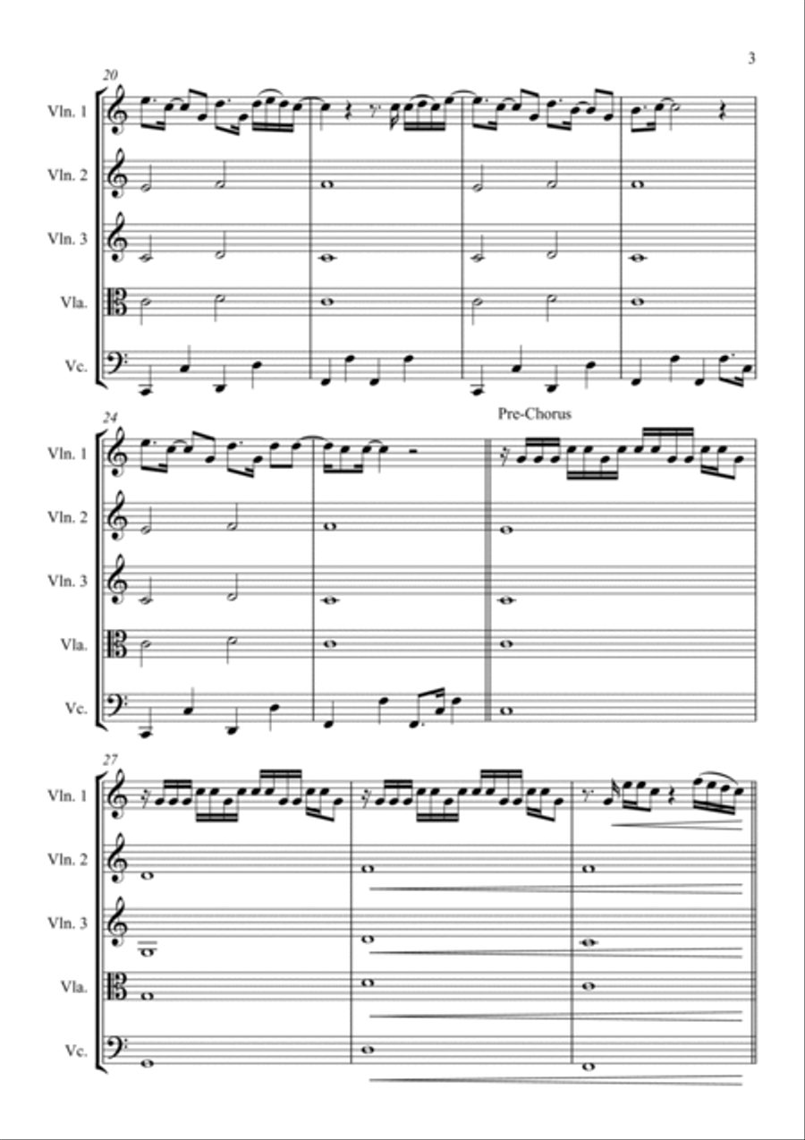 Daylight String Quartet scores gallery preview page 3