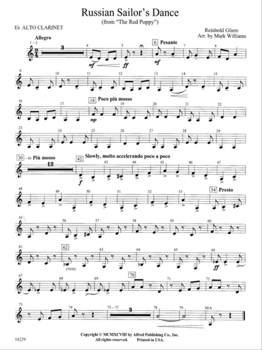 Russian Sailor's Dance (from 