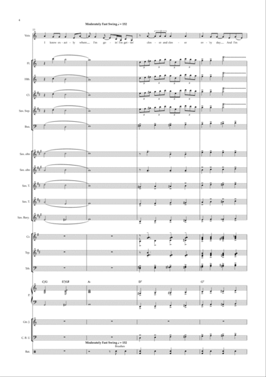 Almost There Jazz Ensemble scores gallery preview page 4
