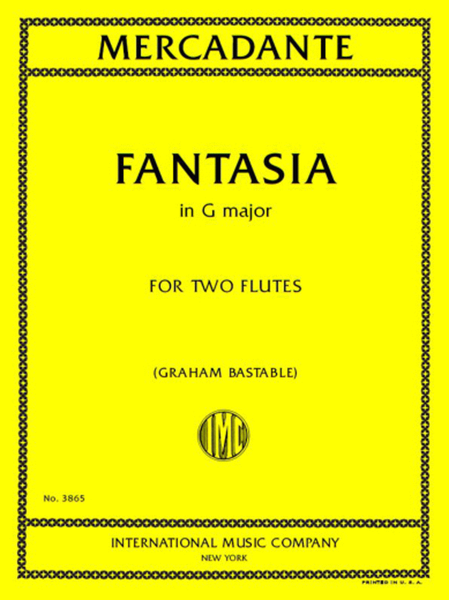 Fantasia In G Major