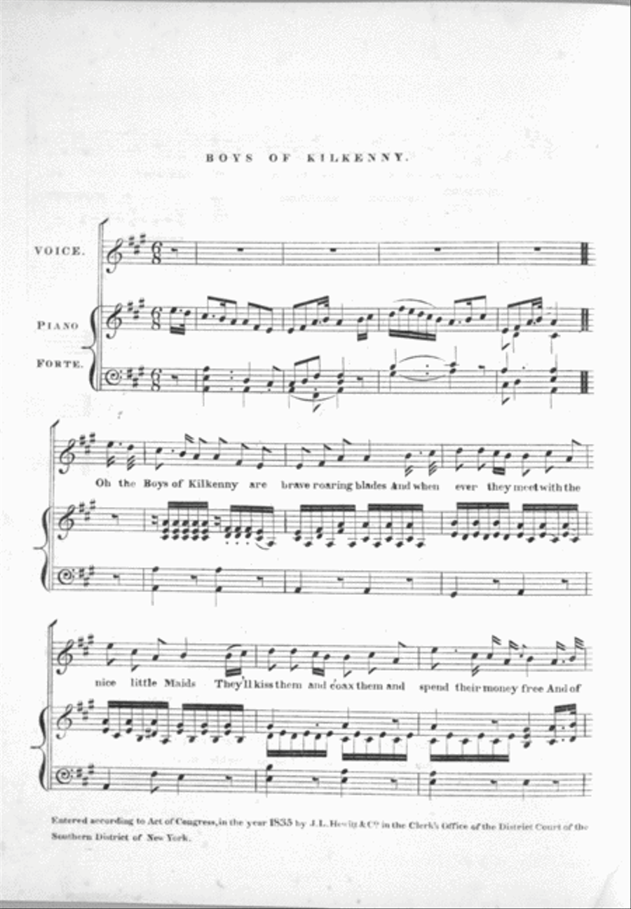 The Boys of Killkenny Voice scores gallery preview page 2