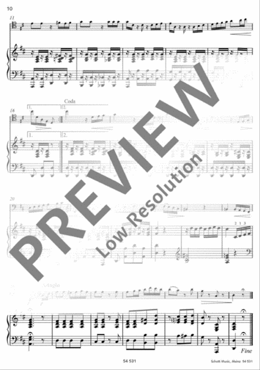 Andante con variazioni Piano Accompaniment scores gallery preview page 11