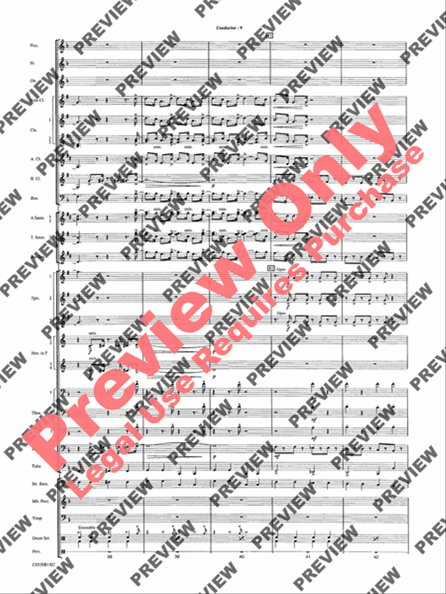 In the Miller Mood Concert Band scores gallery preview page 12
