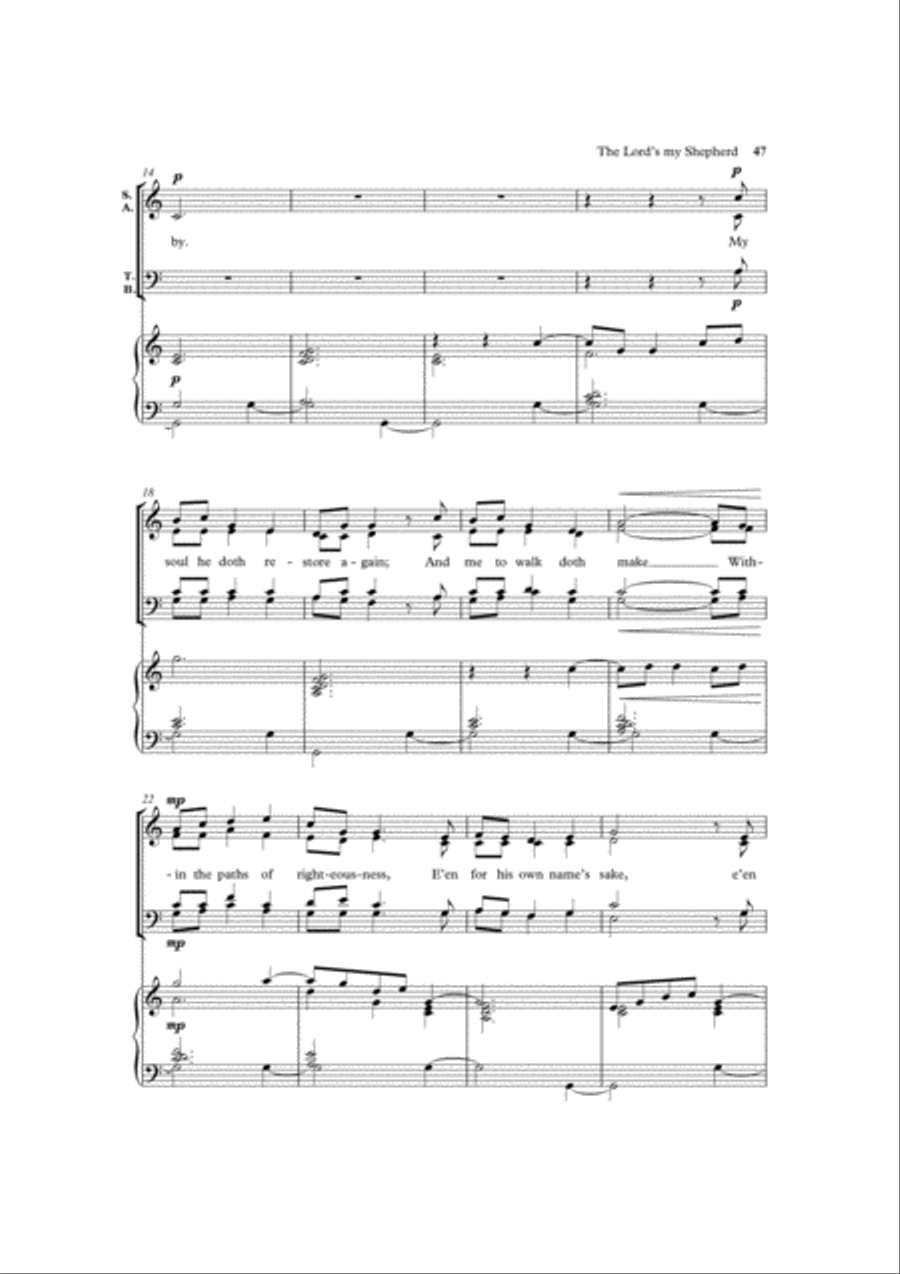 Bob Chilcott Anthems 2 4-Part scores gallery preview page 7