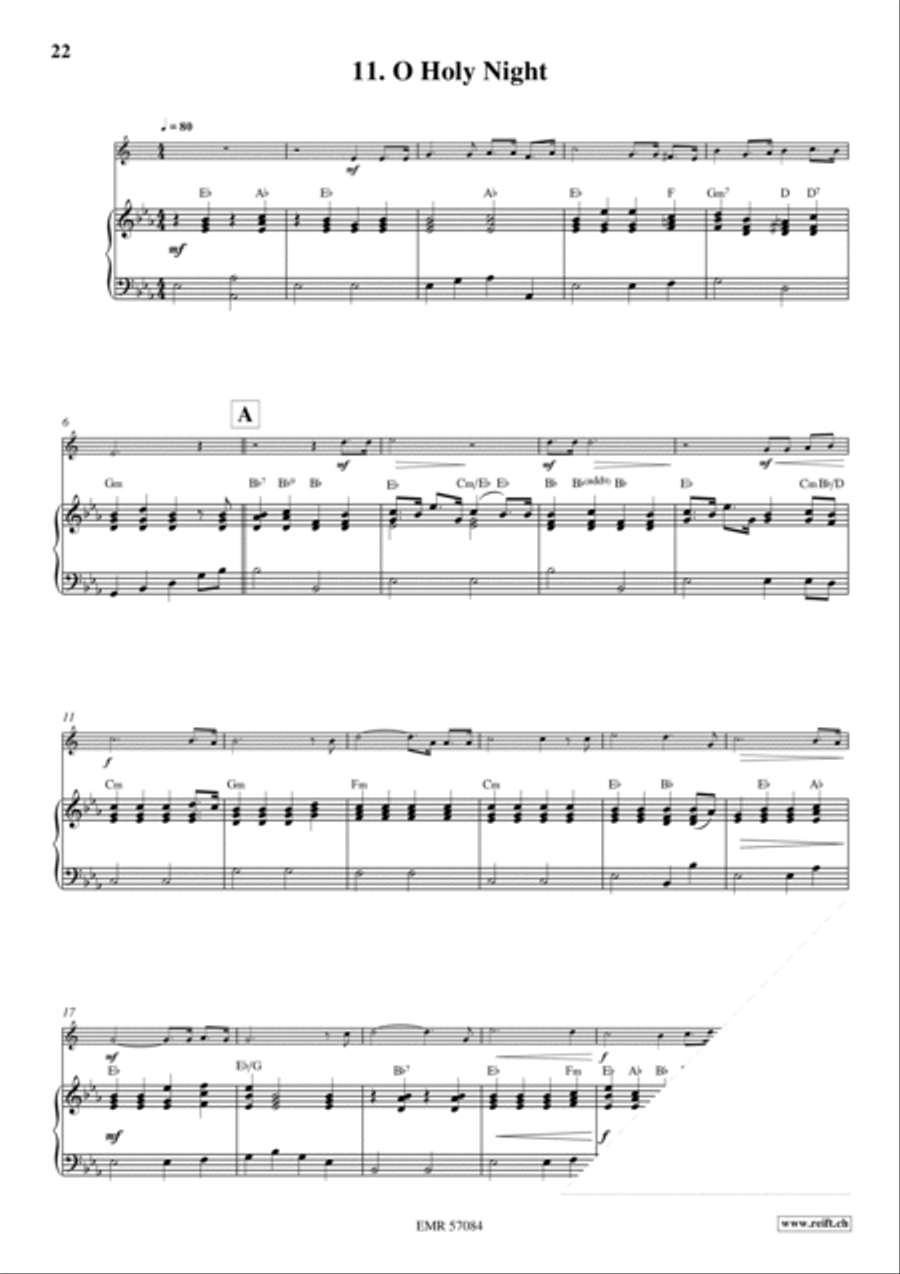 18 Christmas Songs 18 Christmas Songs Alto Saxophone scores gallery preview page 13