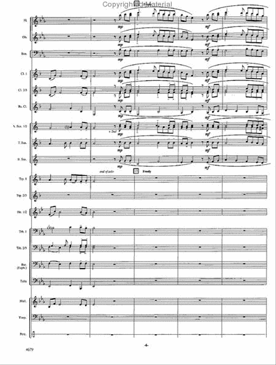 The Legend of Danny Boy Concert Band scores gallery preview page 4