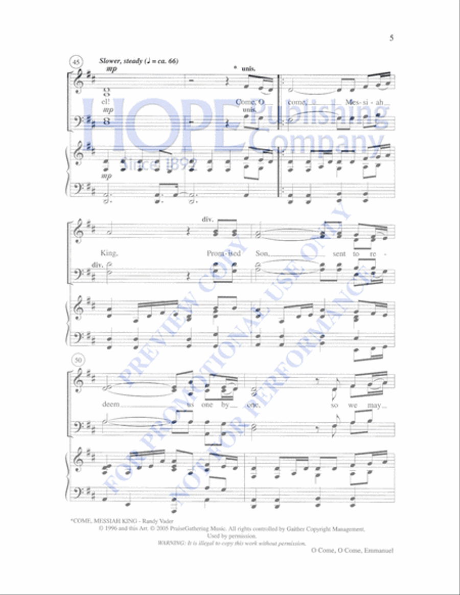 Emmanuel 4-Part scores gallery preview page 9