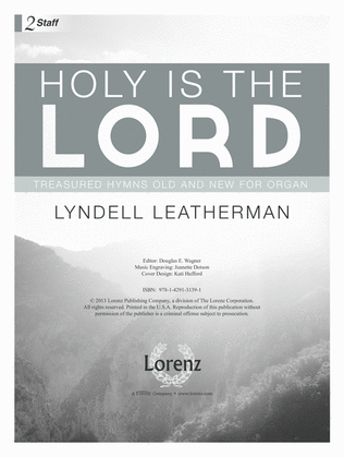 Book cover for Holy Is the Lord (Digital Delivery)